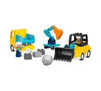 Set de construcción LEGO Duplo 10475 Vehículos 3en1 con 22 piezas y 2 figuras