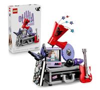 LEGO Editions Almacén Secreto de Olivia Rodrigo - Kit de Construcción con Guitarra de Juguete, Micrófono, Vinilo, Megáfono, Tele y Minifigura - Regalo de Música para Niñas de 10+ Años - 43030