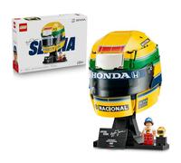 LEGO Editions Casco de Ayrton Senna 43024 | Juguetes para chicos de 14+ años, merchandising de F1, maqueta 3D y minifigura, regalo de cumpleaños, 931 piezas