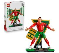 LEGO Editions Cristiano Ronaldo: Leyenda del Fútbol de Juguete - Maqueta 3D del Futbolista con 2 Poses - Decoración de la Habitación - Regalo de Fútbol para Niños y Niñas de 12+ Años - 43016