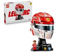 LEGO Editions Scuderia Ferrari HP: Casco de Charles Leclerc - Kit de Construcción de Casco de F1 - Merchandising de Fórmula 1 con Minifigura - Regalo para Chicos de 14+ Años y Fans Adultos - 43014