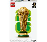 LEGO Editions Trofeo Oficial de la Copa Mundial de la FIFA - Trofeo de Juguete - Maqueta 3D con Minifigura Coleccionable - Regalo de Fútbol para Niños y Niñas de 12+ Años y Fans Adultos - 43020