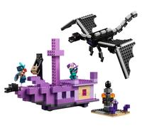 Lego minecraft dragón de ender y el barco del fin - 21264