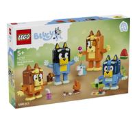 LEGO Bluey: Familia de Bluey para Construir 11217 | Juguete educativo para niños y niñas de 5+ años, figuras con expresiones, juego montessori, regalo de cumpleaños, 466 piezas