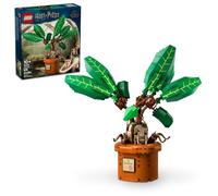 Lego Figura de mandrágora de Harry Potter y Juguete de Planta de Maceta, Idea de Regalo Coleccionable de Harry Potter para niños, Juego de Criatura mágica para decoración de habitación, Juguete de