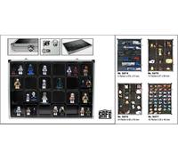 Lego Figuras Alu-Vitrinen Estantería 24 compartimentos 65x58x43mm Safe 5876