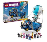LEGO Fortnite Autobús de Batalla 77073 | Juguetes para niños de 10+ años, vehículo del videojuego, 9 minifiguras de personajes y accesorios, regalo gamer, 954 piezas