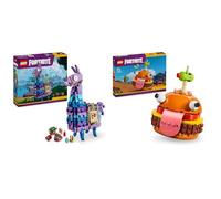 LEGO Fortnite Durrr Burger Set + Supply Llama Video Game Character Building Toy, Collectible Figure, Creative Birthday Gift 77071 + 77070