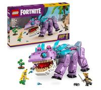 LEGO Fortnite Klombo- Figura de Dinosaurio para Jugar y Exponer - Minifiguras de Banano Aventurero Isleño y Oro - Regalo Gamer para Niños y Niñas de 10+ Años Fans del Videojuego 77077