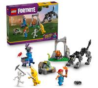 LEGO Fortnite Peely & Sparkplug’s Camp Toy - incl. Wolf & Supply Llama Figures p