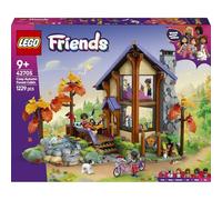 LEGO Friends Acogedora Cabaña Otoñal en el Bosque 42705 | Juguetes para niños de 9+ años, casa en miniatura con 4 mini muñecos, figuras de animales, regalo de cumpleaños, 1229 piezas