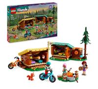 LEGO Friends Adventure Camp Cosy Cabins Camping Toy Set, Kids’ Nature Playset, P