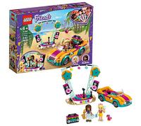 LEGO Friends Andrea’s Car & Stage Playset 41390 Building Kit, Includes a Toy Car and a Toy Bird, New 2020 (240 Pieces)