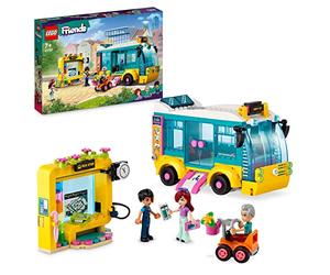 LEGO Friends Autobús de Heartlake City, Bus de la Amistad de Juguete con Mini Muñeca Paisley y Accesorios, Idea de Regalo, Set Exclusivo de Amazon, para Niñas y Niños de 7 Años o Más 41759