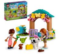 LEGO Friends Autumn's Baby Cow Shed Farm Animal Toy Playset con 2 mini muñecas, figuras de pantorrilla y conejo, regalo para niñas y niños a partir de 5 años, 42607