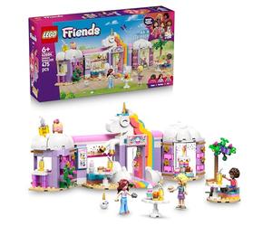 LEGO Friends Cafetería Sueños de Unicornio 42684 | Juguetes para niñas de 6+ años, tienda de pasteles con 3 mini muñecas y caja registradora, regalo de cumpleaños, 475 piezas
