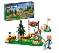 LEGO Friends Campamento de Aventura: Área de Tiro con Arco de Juguete con Flechas, Regalo para Niñas y Niños de 6 Años o Más, 2 Mini Muñecas y 1 Figura de Mapache para el Juego de rol 42622