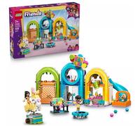 LEGO Friends Parque de Juegos Cubierto - Parque Infantil con Tobogán de Juguete y Piscina de Bolas - Cafetería de Juguete y 3 Mini Muñecas - Regalo de Cumpleaños para Niñas de 7+ Años - 42686