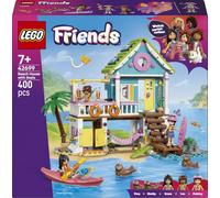 LEGO Friends Casa en la Playa con Focas 42699 | Juguetes para niñas de 7+ años, casa con 3 mini muñecos y 2 figuras de animales marinos, regalo de cumpleaños, 400 piezas