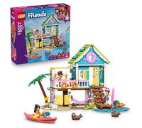 LEGO Friends Casa en la Playa con Focas - Casa de Juguete con 3 Mini Muñecos, 2 Figuras de Animales Marinos y Accesorios inc. Kayak y Tabla de Surf - Regalo de Cumpleaños para Niñas de 7+ Años - 42699