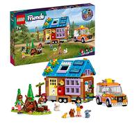 LEGO Friends Casita con Ruedas y Coche de Juguete, Set de Camping con Accesorios, Mini Muñecas Leo y Liann, Personajes 2023, Regalos para Niñas y Niños de 7 Años o Más, Casas de Juguetes 41735