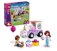 LEGO Friends Coche-Unicornio de Reparto de Pasteles - Juguete Educativo para la Motricidad Fina con 2 Mini Muñecos y Accesorios de Fiesta de Cumpleaños - Idea de Regalo para Niñas de 4+ Años - 42675