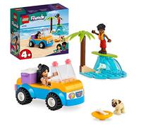 LEGO Friends Divertido Buggy Playero, Juguete de Verano, Coche con Tabla de Surf, Mini Muñecas y Figuras de Animales, Idea de Regalo para Niñas y Niños de 4+ Años 41725
