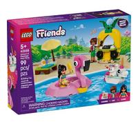 LEGO Friends - Fiesta en la piscina con flotadores de unicornio y flamenco - 42658 nuevo