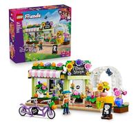 LEGO Friends Floristería Creativa - Tienda de Juguete en Miniatura con Flores Artificiales, Ramos, 2 Mini Muñecas, Bicicleta y Accesorios - Regalo de Cumpleaños para Niñas de 7+ Años - 42693