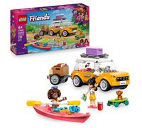 LEGO Friends Friendship Road-Trip Travel Car Toy with Trailer, 2 Mini Dolls, a P