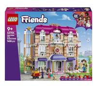 LEGO Friends Gran Hotel de Heartlake City 42704 | Juguetes para niñas de 9+ años, casa de muñecas en miniatura, 6 mini muñecos y 2 animales, regalo de cumpleaños, 1406 piezas