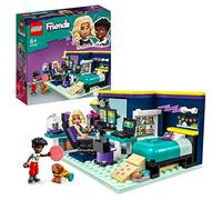 LEGO Friends Habitación de Nova, Juguete Coleccionable de Temática Gamer, Mini Muñeca de Zac y Perrito Pickle, Detalle de Cumpleaños, Personajes 2023 41755