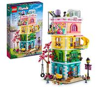 LEGO Friends Heartlake City Community Center 41748 Juego de juguetes de construcción; desafío creativo para mayores de 9 años, incluye 6 mini muñecas, un perro mascota y muchos accesorios, un regalo