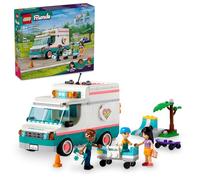 LEGO Friends Heartlake City Hospital Ambulance Set with 3 Characters, Gift Idea for Kids, Girls and Boys Ages 6 Years and Up, Social-Emotional Toy, Medical Emergency Vehicle, Toy Ambulance, 42613