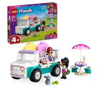 LEGO Friends Camión de los Helados de Heartlake City, Heladería de Juguete de Construcción para Niñas de 4 Años o Más, Juego de rol con 2 Mini Muñecas Paisley y Elsa D, Cucuruchos y Sabores 42644