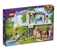 LEGO Friends Heartlake City Vet Clinic 41446 Kit de construccin; El juguete de rescate de animales es un gran valor navideo o un regalo de cumplea
