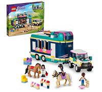 LEGO Set de juego Horse Show Trailer 41722, 2 caballos, SUV y accesorios, para 8 años