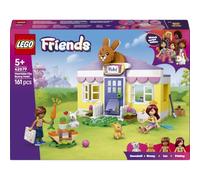 LEGO Friends Hotel de Conejitos de Heartlake City 42679 | Juguetes para niños de 5+ años, maqueta de casa con 2 mini muñecos, 2 figuras de animales, regalo de cumpleaños, 161 piezas