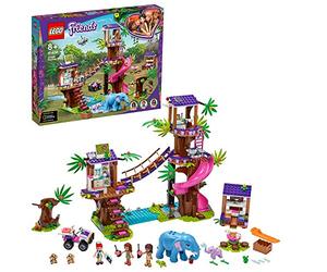 LEGO Friends Jungle Rescue Base 41424 Building Toy for Kids. Playset Includes a Jungle Tree House; Adventure Fun Toy Comes with 2 Elephant Figures and Lots of Animal Rescue Kit, New 2020 (648 Pieces)