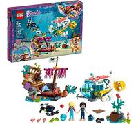LEGO Friends - Misión de Rescate: Delfines Nuevo set de construcción de juguete de Barco Hundido y Robot Submarino Busca Tesoros (41378)