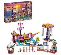 LEGO Friends - Muelle de la Diversión de Heartlake City Nuevo set de construcción con Barco Pirata de juguete y Numerosas Atracciones, incluye Mini muñecas (41375)