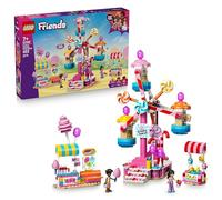 LEGO Friends Noria: Cupcakes y Golosinas - Juguete Interactivo con Juegos de Feria, Atracciones, 3 Mini Muñecos y Accesorios - Regalo de Cumpleaños para Niñas de 7+ Años - 42700
