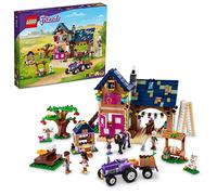 LEGO Friends Organic Farm House Set 41721 con caballo de juguete, establo, tractor y remolque más figuras de animales, para niños, niñas y niños a partir de 7 años