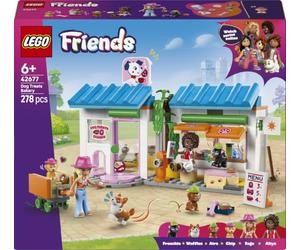 LEGO Friends Pastelería de Dulces Caninos 42677 | Juguetes para niños de 6+ años, tienda de juguete con 2 mini muñecas, 4 figuras de animales, regalo de cumpleaños, 278 piezas