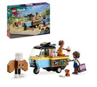 LEGO Friends Pastelería Móvil, Cocinita y Restaurante de Juguete, Regalo para Niñas y Niños de 6 Años o Más, Mini Muñecos de Personajes Aliya y Jules, Figura de Perrita Aira, Elementos de Comida 42606