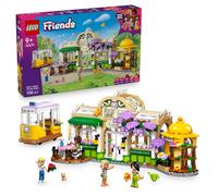 LEGO Friends Plant Café & Flower Shop Toy with 4 Mini Dolls, a Pet Cat Figure, T