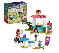 LEGO Friends Puesto de Tortitas, Cafetería de Juguete con Mini Muñecas Paisley y Luna, Juego Creativo de Comiditas, Detalle de Cumpleaños para Niños Pequeños 41753