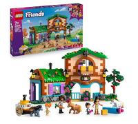LEGO Friends Rancho y Establo de Ponis de Juguete - 3 Figuras de Caballos, 4 Mini Muñecas, Gato y Accesorios Inc. Zanahoria - Regalo para Niñas de 7+ Años 42654