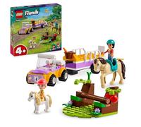 LEGO Friends Remolque para Caballo y Poni de Juguete - Mini Muñecos de Liann y Zoya, Figuras de Animales, Maqueta de Coche y Accesorios - Regalo para Niñas y Niños de 4+ Años 42634