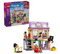 LEGO Friends Tienda de Música y Apartamento - 3 Mini Muñecos - Figura de Perro Corgi - Instrumentos Musicales Inc. Piano, Batería, Saxofón y Guitarra de Juguete - Regalo para Niñas de 7+ Años 42653